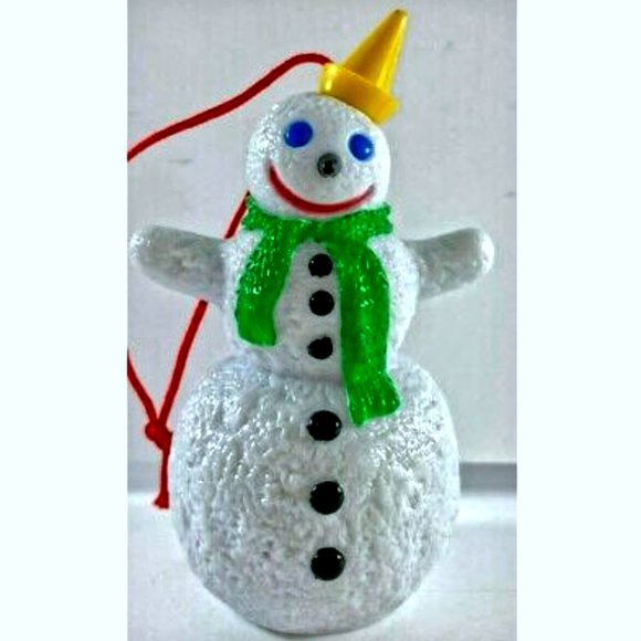 Vtg Jack In The Box Kids Meal Christmas Tree Ornament's Jack Reindeer & Snowman - Picture 6 of 8